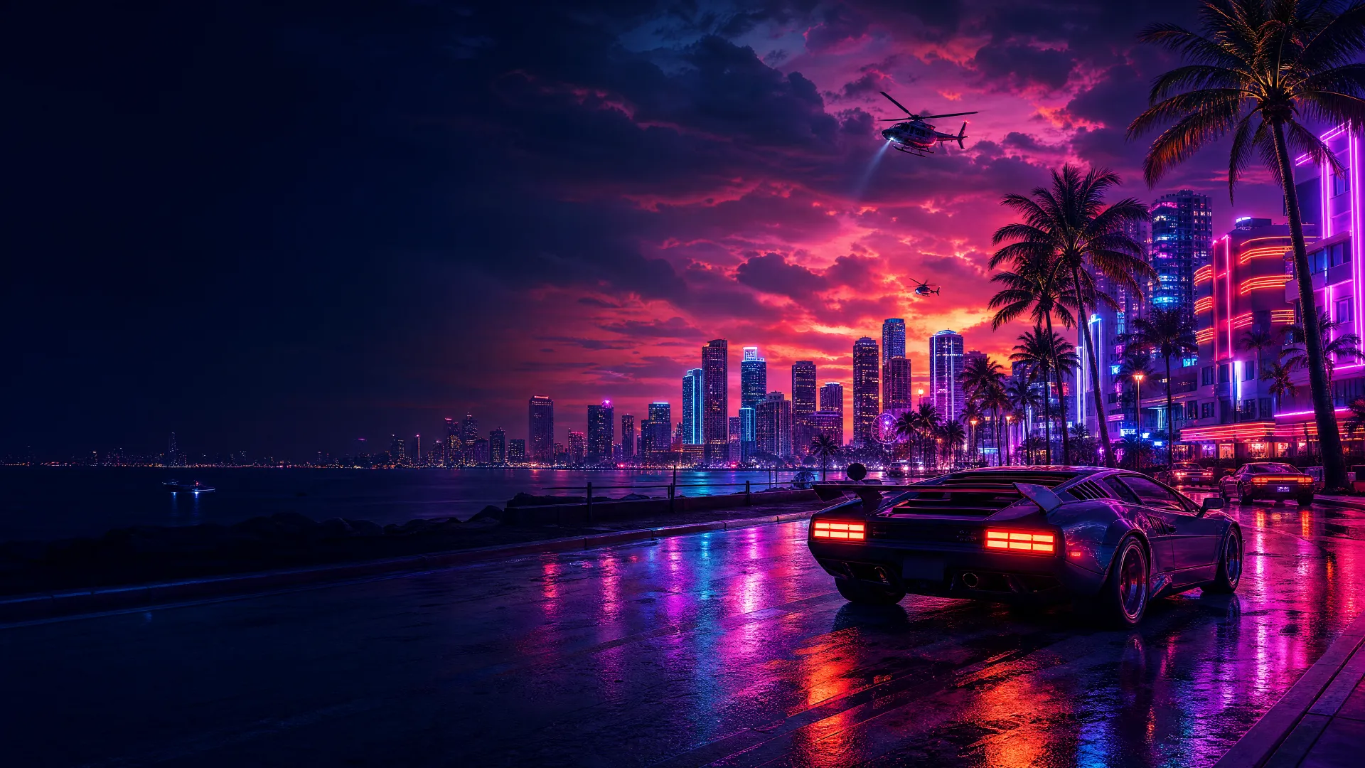 High Heat Getaway weekly GTA 6 challenge in a Vice City-inspired neon scene